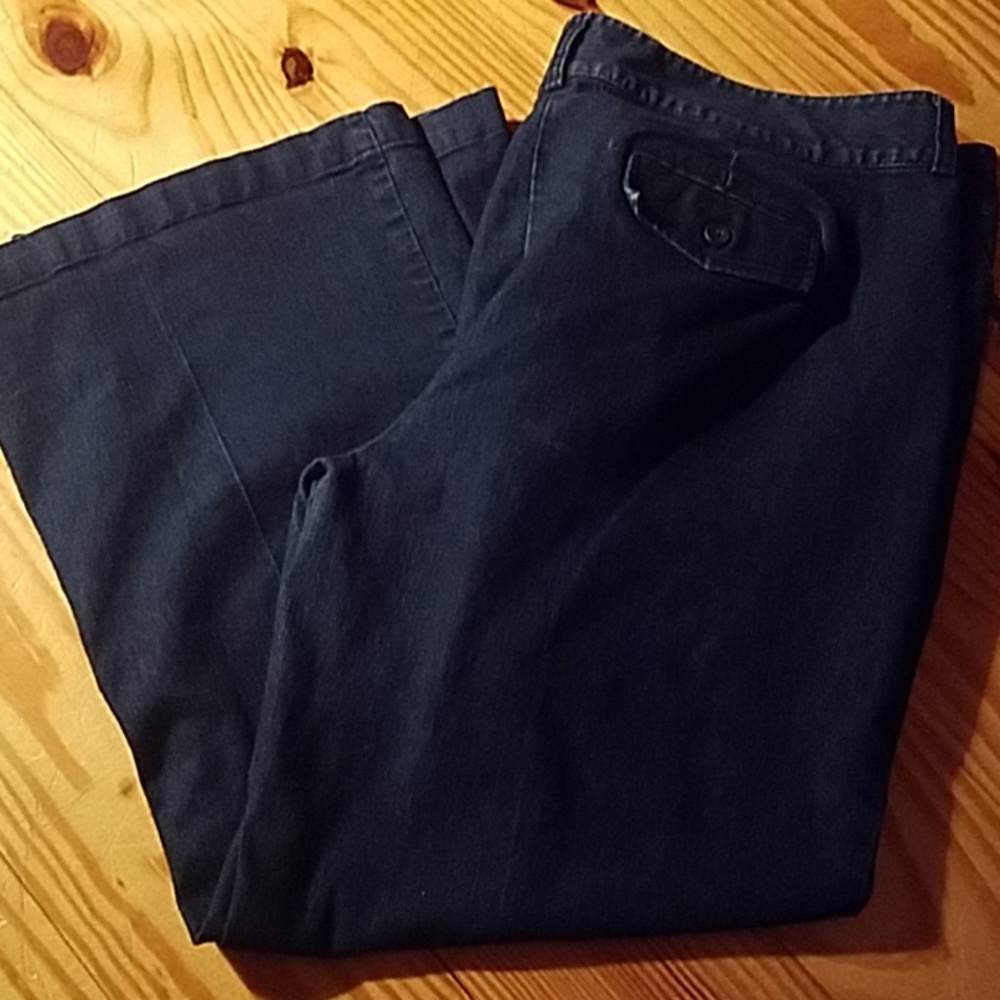 Blue Jean Wide Leg Pants